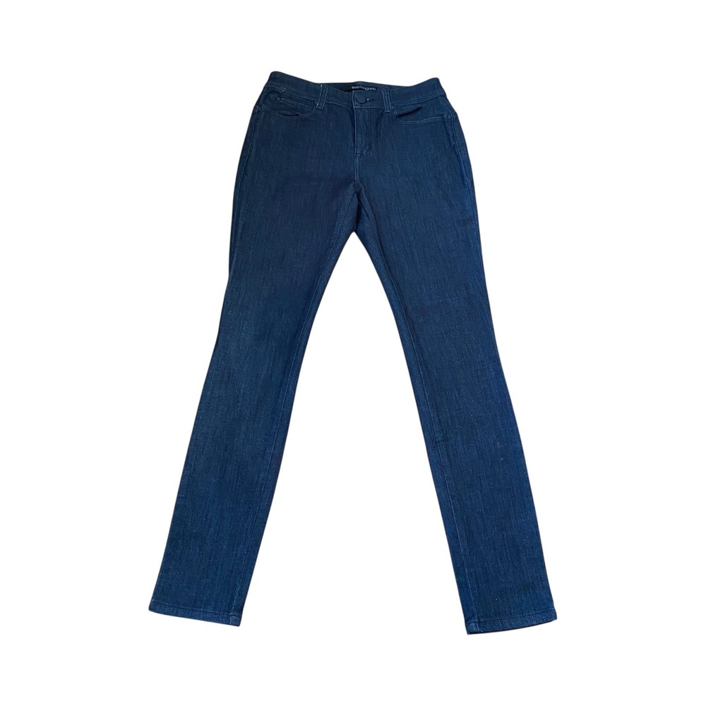 Eva Longoria Jeans Size 4 Dark‎ Wash Skinny 4-Way Stretch Cotton Blend Denim